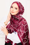 Yaprak Desen Soft Şal -7