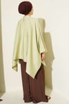 Yarasa Kol Oversize Bluz Çağla Yeşili