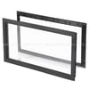 AsesASE.P2.635315SYHSeksiyonel Kapı Penceresi - Dikdörtgen Siyah Vidalı 665X345mm