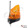 LED Flaşör Lamba Antenli Çok Voltajlı 12-24-220V Güçlü Uyarı Işığı
