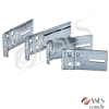 Seksiyonel Kapı Galvanizli Ray Bağlantı Plakası – 2 İnç Ray Uyumlu, 2 mm × 150 mm,ASE.870-150