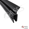 Yan Sızdırmazlık Contası, Sert Pvc, Siyah 5500mm,ASE.YCPS.5500