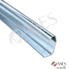 Seksiyonel Kapı Galvanizli Düz Rayı – 53,5 × 26 × 2 mm, 1 Metre,ASE.2V.1000