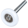 Seksiyonel Kapı Naylon Tekerlek – 2 × 11 mm, 119 mm Mil Uzunluğu, 60 kg,ASE.574-60