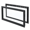 Seksiyonel Kapı Panel Penceresi 665x345 mm – Dikdörtgen Siyah Vidalı,ASE.P2.635315SYH