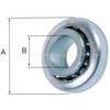 WHİTE FORMAKS.028.00.S12Panjur Rulmanı 28x12mm Çelik