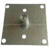 WHİTE FORMAKS.075.00.ROBÇelik Plaka 75x75x12mm Pimli Duvar Tipi Kare