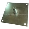 WHİTE FORMAKS.100.00.ROBÇelik Plaka 12mm Pimli Duvar Tipi 100mm Kare