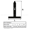 WHİTE FORMAKS.150.00.VDL10190 mm Kepenk Çelik Askı (10 adet)