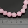 10 mm Pembe Kuvars Taşı Boncuk