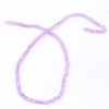 4 mm Basık Mor Kristal Boncuk