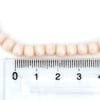 6 mm Krem Mat Kristal Cam Boncuk