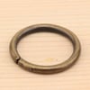 Antik Sarı Metal Halka 3 cm