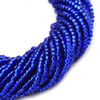 Dizi Kum Boncuk Şeffaf Lacivert 2 mm 11/0
