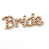 İncili Taşlı Bride Aplike
