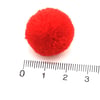 Kırmızı Yün Ponpon 2 cm 10 Adet