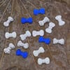 Mini Fiyonk Şeklinde Polyester Taş (100 adet)