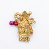 Yılbaşı Temalı Zil Sallantılı Noel Baba Broş