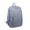  Nas Bag Unisex  Büyük Boy Hafif  Çok Gözlü Okul Sırt Çantası (en :30 cm boy:44 cm) Gri