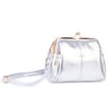 Nas Bag Burslu Klipsli Vintage Omuz ve Çapraz Çanta (23x20 cm ebatlarındadır) Gümüş