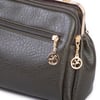 Nas Bag Burslu Klipsli Vintage Omuz ve Çapraz Çanta (23x20 cm ebatlarındadır) Haki Victoria