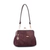 Nas Bag Burslu Klipsli Vintage Omuz ve Çapraz Çanta (23x20 cm ebatlarındadır) Kahve Süet