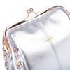 Nas Bag Burslu Klipsli Vintage Omuz ve Çapraz Çanta (23x20 cm ebatlarındadır) Gümüş