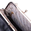 Nas Bag Burslu Klipsli Vintage Omuz ve Çapraz Çanta (23x20 cm ebatlarındadır) Siyah Victoria