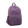 Nas Bag Büyük Boy Unisex Hafif  ve Su Geçirmez Çok Gözlü Sırt Çantası Mor 