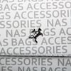 Nas Bag Çapraz Çanta Beyaz Yazılı