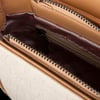 Nas Bag Çapraz Çanta Krem Camel  Gofraj