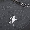 Nas Bag Çapraz Çanta Siyah Gofraj