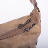 Nas Bag Çok Gözlü Kadın Omuz ve Çapraz Çanta (33x25 cm ) Vizon  Raven 