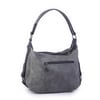 Nas Bag Çok Gözlü Kadın Omuz ve Çapraz Çanta (33x25 cm ) Gri Raven 