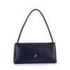 Nas Bag Kadın Basic Baget Omuz ve Çapraz Çanta Lacivert Kımera (27x12 cm )