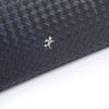 Nas Bag Kadın Basic Baget Omuz ve Çapraz Çanta Siyah Örgülü (27x12 cm )