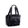 Nas Bag Kadın Çanta Omuz El ve Çapraz Çanta Çok Gözlü Siyah Yıkamalı   (en:37 cm ; boy:24 cm )
