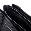 Nas Bag Kadın Çanta Omuz El ve Çapraz Çanta Çok Gözlü Siyah Yıkamalı   (en:37 cm ; boy:24 cm )