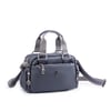 Nas Bag Kadın Çapraz Çanta Çok Gözlü  Gri Dona  ( 26x17 cm)