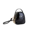 Nas Bag Kadın Çapraz Çanta Siyah Krşk Rugan