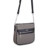 Nas Bag Kadın Çapraz Çanta Spor Ayarlanabilir Askılı Gri Siyah Lacst (ürün ölçüsü :24x24x7 cm)