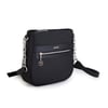 Nas Bag Kadın Çapraz Çanta Spor Ayarlanabilir Askılı  Siyah Lacst (ürün ölçüsü :24x24x7 cm)