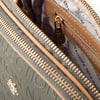 Nas Bag Kadın Çapraz Çanta Yeşil Camel  Gofraj