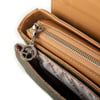 Nas Bag Kadın Çapraz Çanta Yeşil   Camel  Gofraj