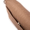 Nas Bag Kadın Çapraz Çok Cepli Spor Çanta Kum  Taba Gofraj  (25x18x7 cm )