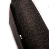 Nas Bag Kadın Çapraz Çok Cepli Spor Çanta Siyah Yazılı  (25x18x7 cm )