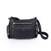 Nas Bag Kadın Çapraz Çok Gözlü Günlük Çanta Siyah  Dona ( 30x22 cm ebatlarındadır.)