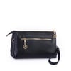 Nas Bag Kadın Çapraz ve Clutch Çanta Bilek ve Çapraz Askılı (24x15 cm) Siyah Victoria 