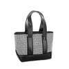 Nas Bag Kadın Çapraz ve El Çantası Black Silver Diamond Siyah Taşlı Çanta