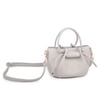 Nas Bag Kadın Mini Büzgülü Şık Çapraz Çanta Gri